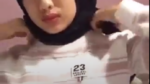 Janda Hijab Pink Meki Masih Sempit